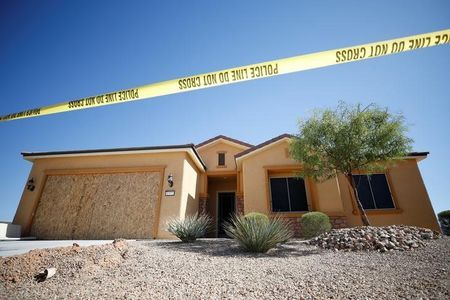 The home of Stephen Paddock is pictured in Mesquite