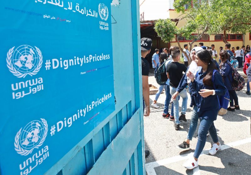 More than half a million Palestinian students across the region may lose access to their education after the United States announced it would stop backing the UN agency for Palestinian refugees, UNRWA (AFP Photo/ANWAR AMRO)