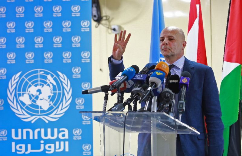 Claudio Cordone, the head of UNRWA in Lebanon, says the future looks dire for Palestinian students, and for his agency (AFP Photo/ANWAR AMRO)
