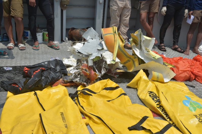 Rescue teams in Indonesia recovered human remains that filled some 200 body bags