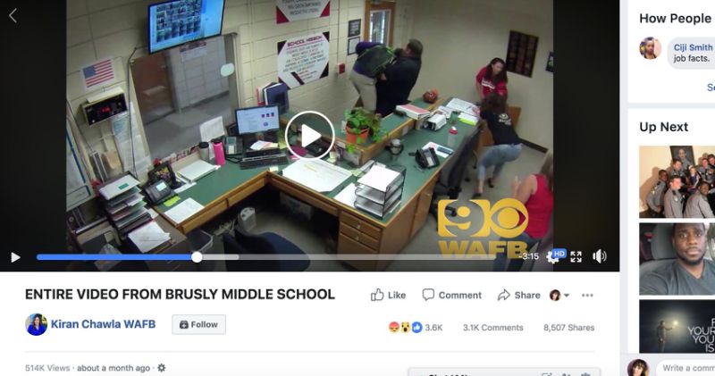 This surveillance video was anonymously mailed to local TV station WAFB about a month ago. Since then, the officers involved resigned and one faces a charge of simple battery.