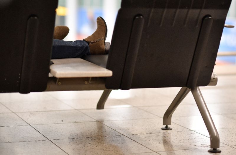 Flights resumed on Friday after a new drone sighting briefly forced planes to be grounded (AFP Photo/Ben STANSALL)