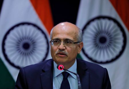 India's Foreign Secretary Vijay Gokhale speaks during a media briefing in New Delhi, India, February 26, 2019. REUTERS/Adnan Abidi