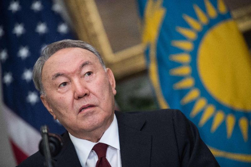 Peasant-born Nursultan Nazarbayev transformed Kazakhstan into an energy powerhouse over his decades in charge (AFP Photo/NICHOLAS KAMM)