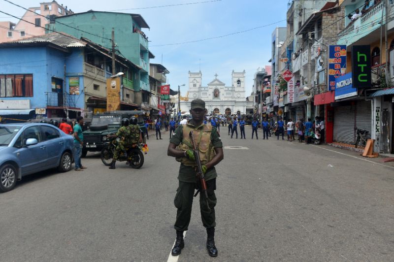 Police said 42 people were killed in Colombo, where three hotels and a church were hit