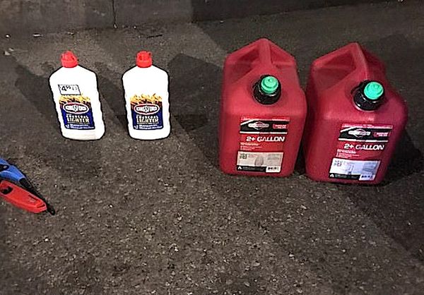 Police allege Marc Lamparello of Hasbrouck Heights carried gasoline, lighter fluid and lighters in St. Patrick's Cathedral on Wednesday.
