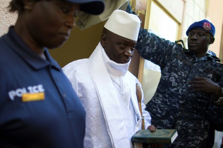 Members of a Gambian death squad have told a truth commission they had blind loyalty to ex-president Yahya Jammeh (AFP Photo/MARCO LONGARI)