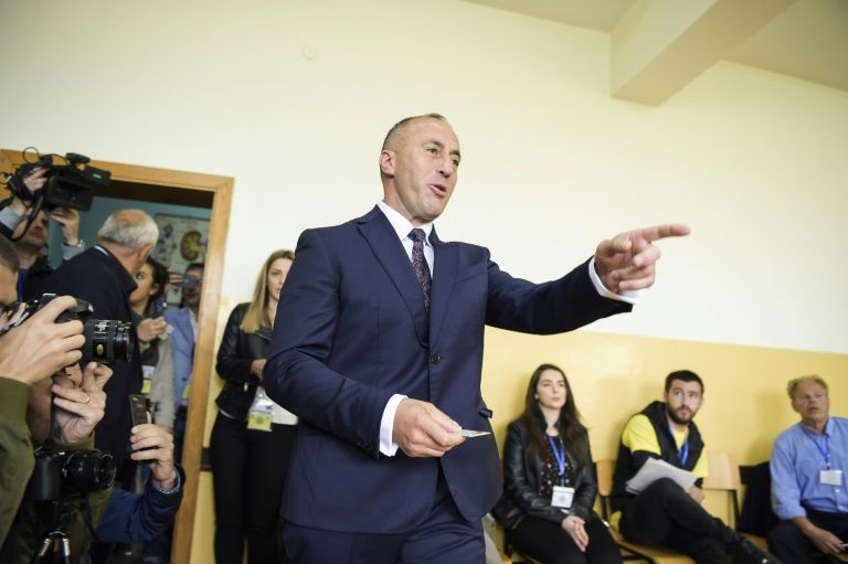 Ramush Haradinaj, who has stepped down as Kosovo's prime minister, is a polarising figure (AFP Photo/Armend NIMANI)