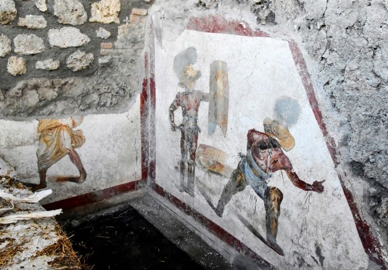 It was found in what excavators believe was a basement room (AFP Photo/Handout)