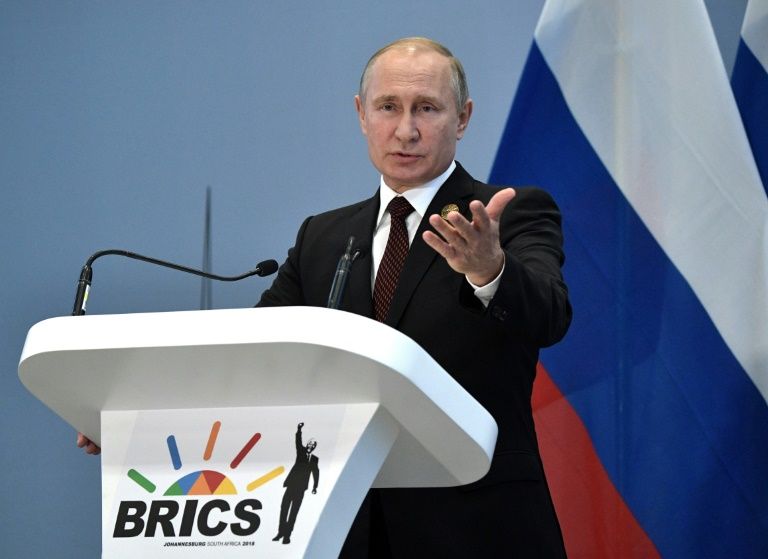 Russia is hoping to reassert its influence in Africa (AFP Photo/Alexey NIKOLSKY)