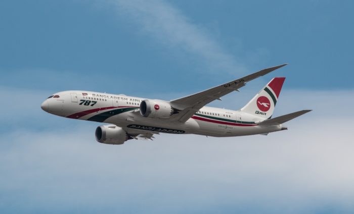 A Biman Boeing 787-8 Dreamliner