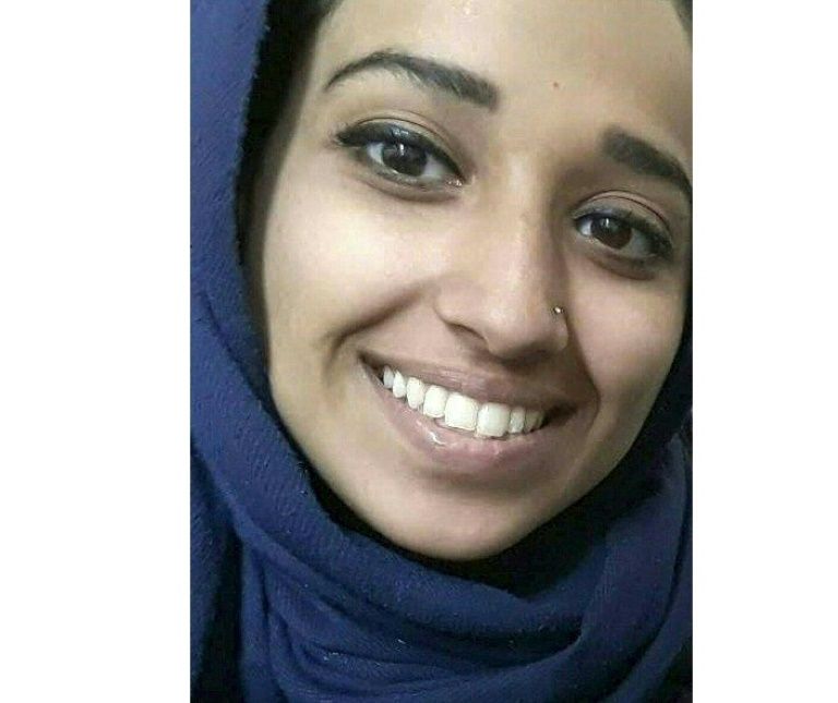 An undated photograph obtained on February 20, 2019 shows Hoda Muthana, a 25-year-old woman from Alabama who says she has renounced jihadism