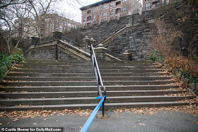Majors crawled up a steep flight of steps in the park desperately seeking help after she was stabbed. A security guard at the top of the steps called 911 when he spotted her, but she died in a nearby hospital