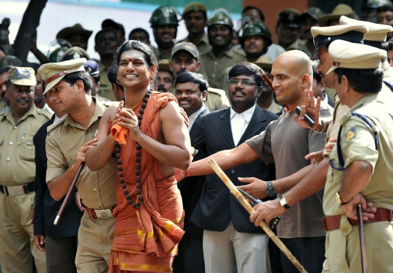 Swami Nithyananda is one of many self-styled Indian 'godmen' with thousands of followers and a chequered past