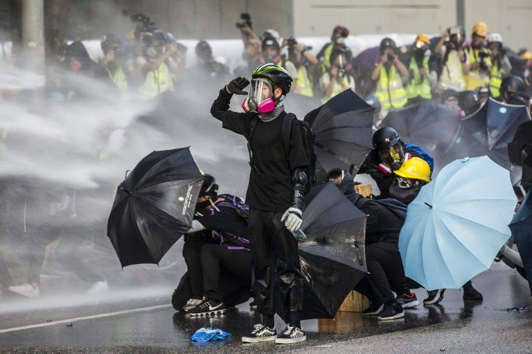 Hong Kong's government has offered few concessions after six months of protests, which have turned increasingly violent (AFP Photo/ISAAC LAWRENCE)