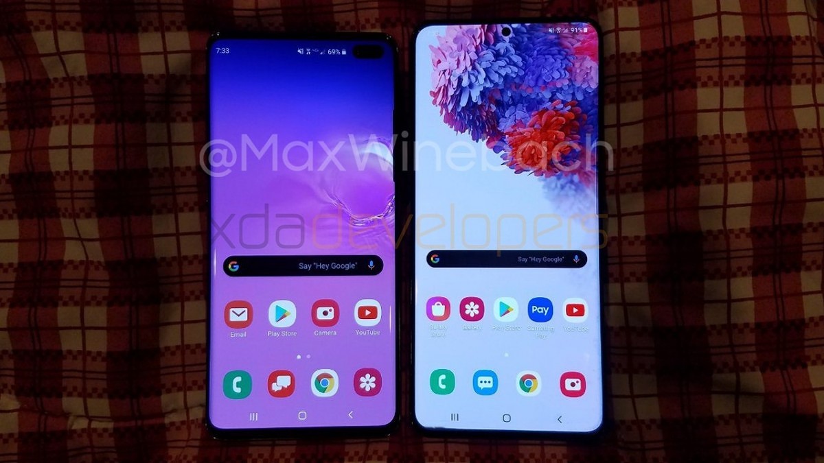 Samsung Galaxy S20+ and Samsung Galaxy S10+ - Comparison