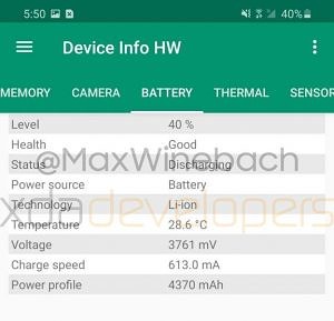 Samsung Galaxy S20+ Battery
