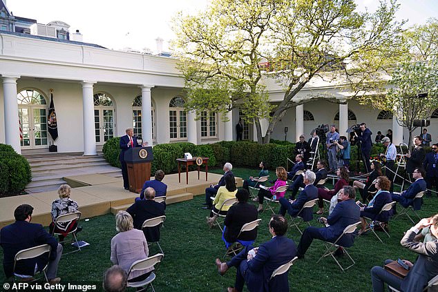 The president predicted the U.S. would be making so much medical equipment he could dole some out to Italy, Spain and France as well