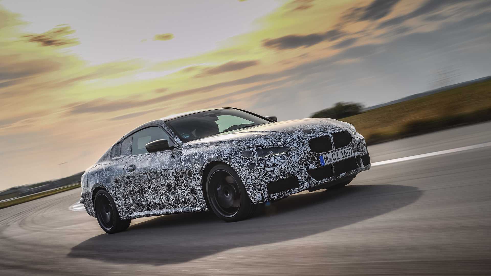 Predrive Test BMW 4 Series Coupé 2020 Prototype