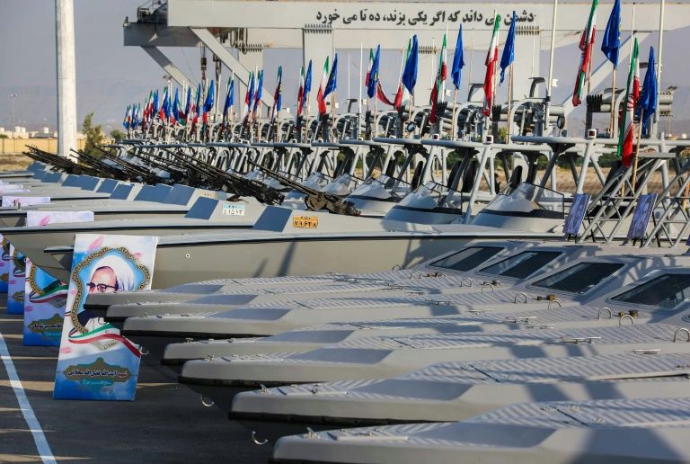 Iran's new combat vessels include speedboats, coastal patrol boats and submarines, according to state TV