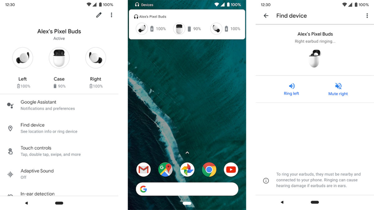 Google Pixel Buds screenshot