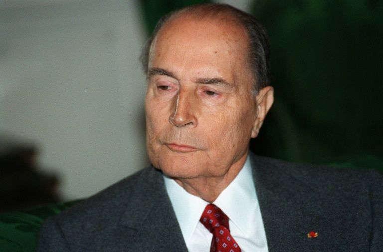 French ex-president Francois Mitterrand died in 1996, and his archives were to become public in 2021 (AFP Photo/GERARD FOUET)
