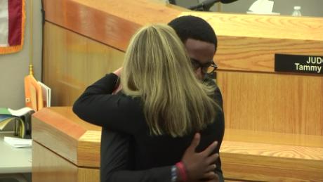 His hug of forgiveness shocked the country. Yet he still won't watch the video from that moment