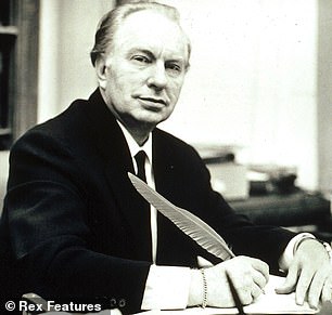 Bass praised the Church of Scientology founder L. Ron Hubbard at an event in 2010. Hubbard is pictured in 1991