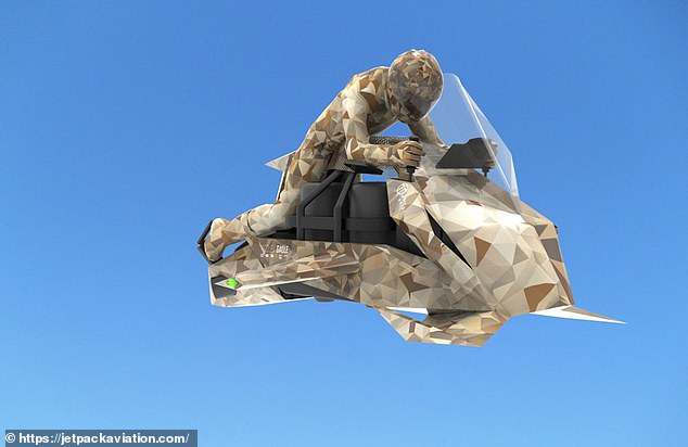 Jetpack Aviation is developing the Speeder, pictured above. It has been described by the company as the 'world's first flying motorcycle' with the mission 'to save lives'