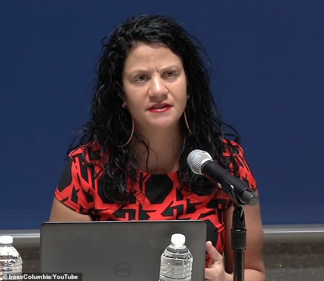Krug has been teaching classes on African history at GWU since 2012. She is pictured above during a panel discussion last year on African studies at Columbia University