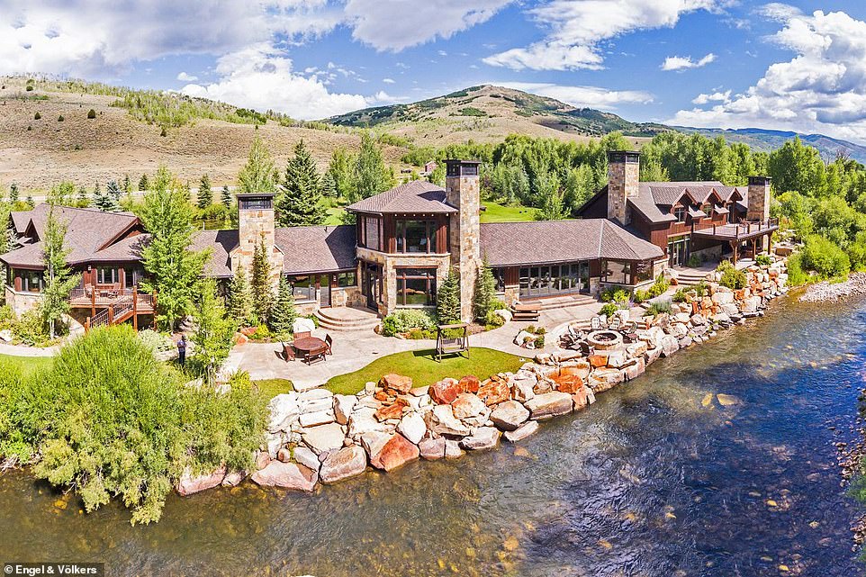 Milton said of his home: 'I wanted to create a sanctuary where I could live off the land. I plan on picking up multiple other properties like this one in order to preserve Utah and offer a sanctuary for my family, friends and others to enjoy.'