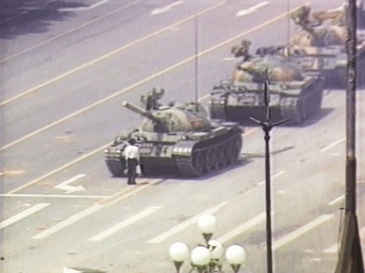 Tiananmen Square on June 5, 1989