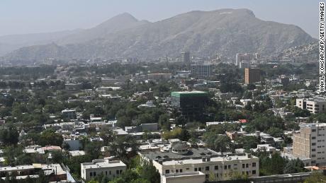 A general view of Kabul on Sunday.