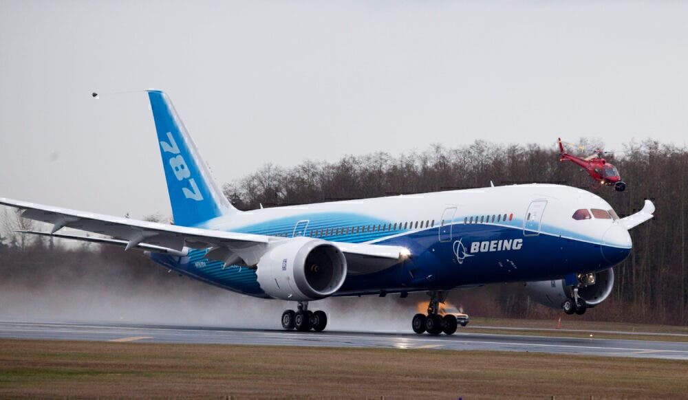 Boeing 787 Dreamliner Takes First Test Flight