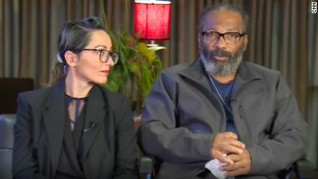 He visited his mother's grave for the first time after spending 43 years in prison for a murder he didn't commit