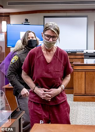 Jennifer Crumbley being escorted out of the courtroom on December 14