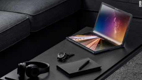 Asus' Zenbook 17 fold laptop.