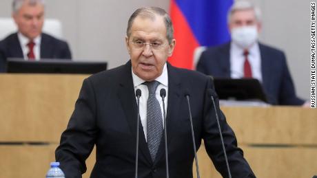 NATO 'line of defense' keeps moving east, Russian FM says