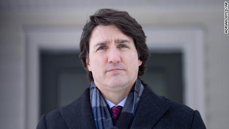 Canadian Prime Minister Justin Trudeau listens to a question at a media availability on Monday, January 31.