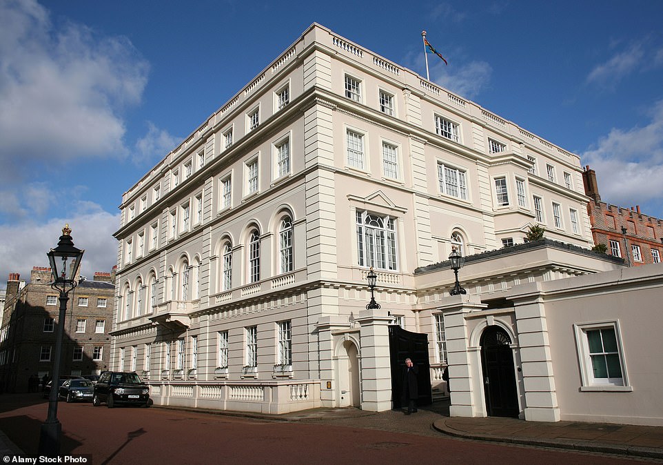 In addition to Buckingham Palace, Charles will inherit Windsor Castle, Sandringham House and Balmoral. They will add to his already impressive roster of homes: Highgrove in Gloucestershire, Birkhall on Royal Deeside and his current London base Clarence House (pictured)