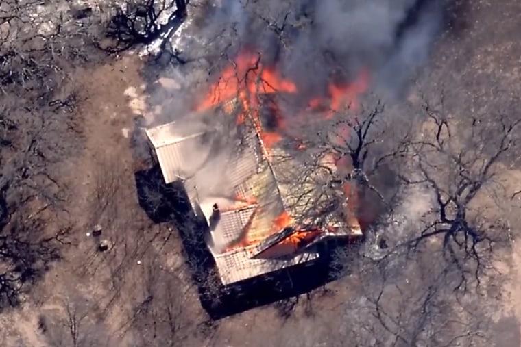 Image: Texas wildfires
