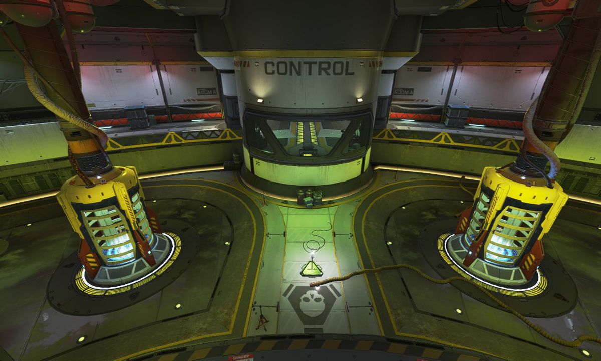 The new Control map for Apex Legends includes this spot inside Caustic’s Lab.
