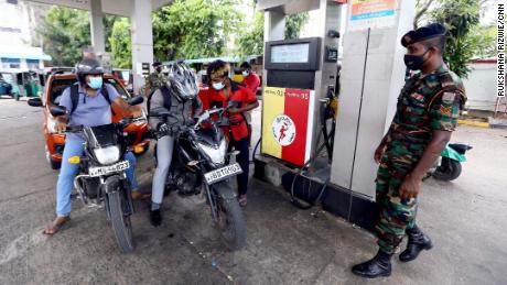 Soldiers have been deployed to gas stations to keep the peace as tensions rise.
