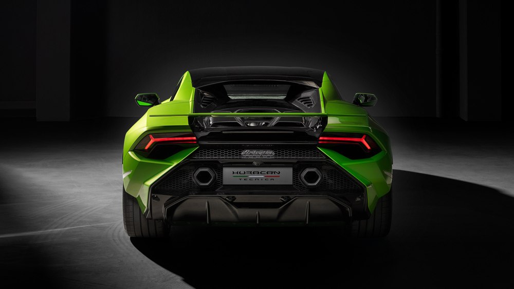 The Lamborghini Huracán Tecnica supercar.