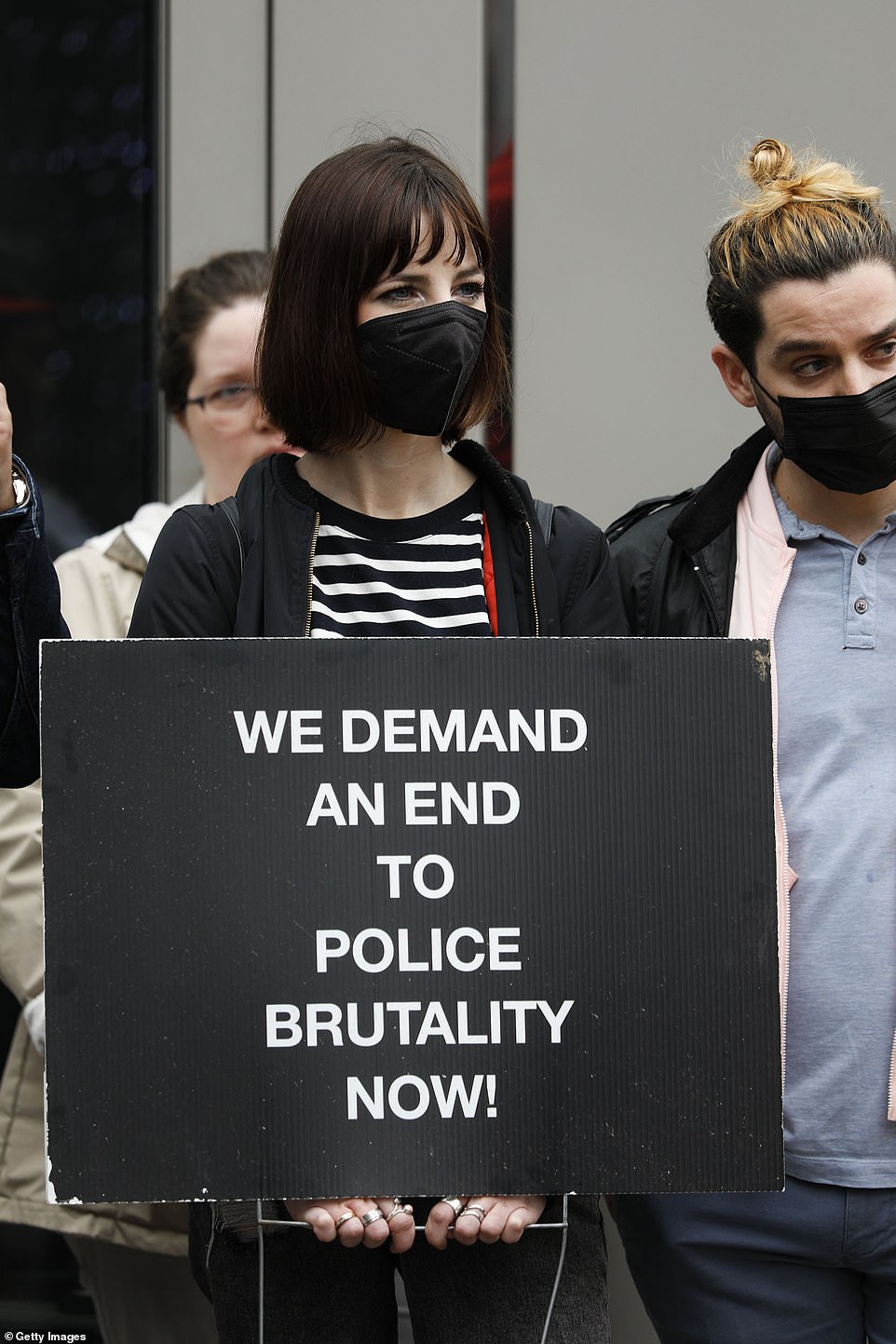 Some businesses cut their hours short Wednesday, closing early. But the demonstration remained non-violent with protesters demanding justice for Lyoya and other Black lives lost in shootings involving police