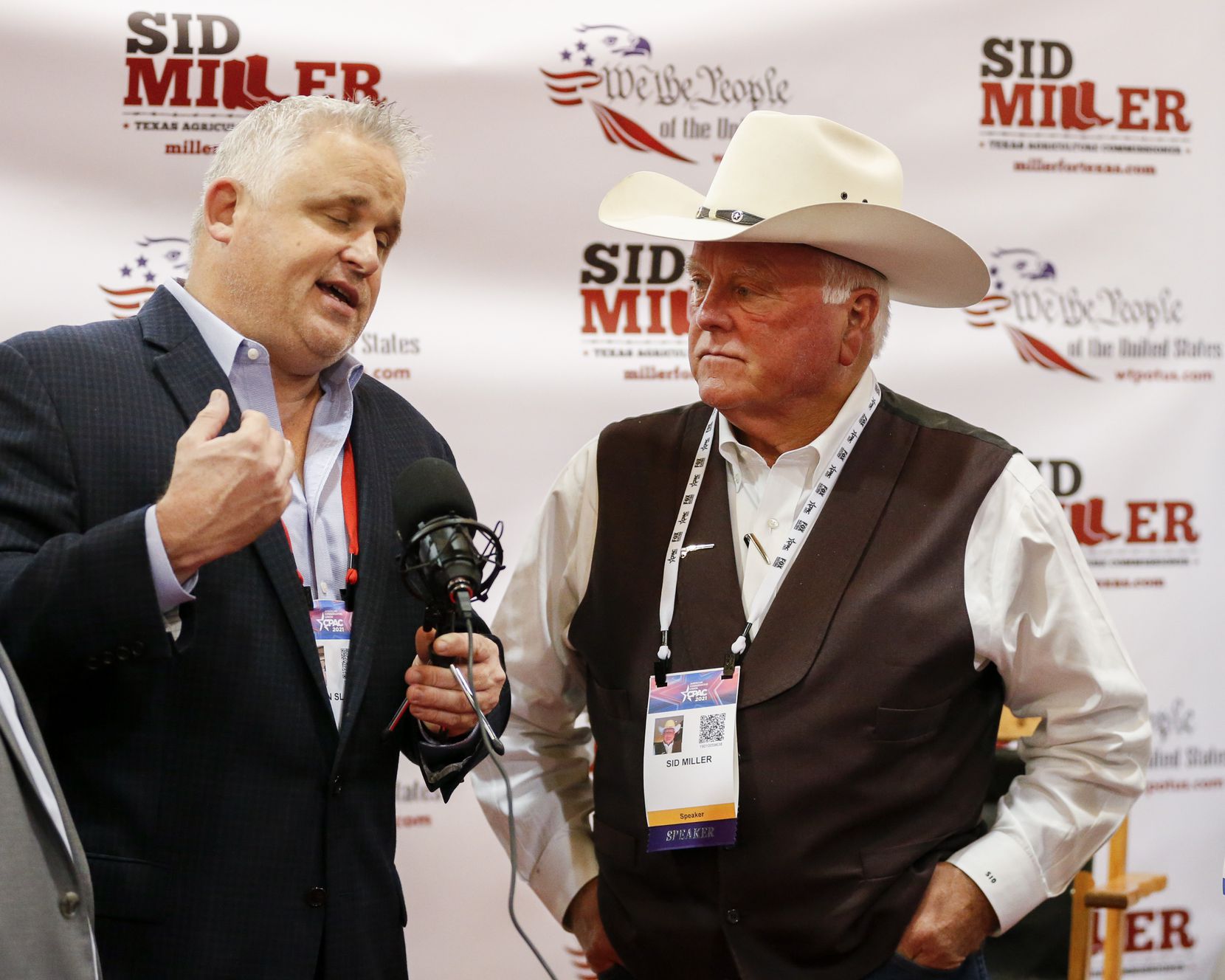 In a strongly worded statement, Texas Agriculture Commissioner Sid Miller (right) warned...