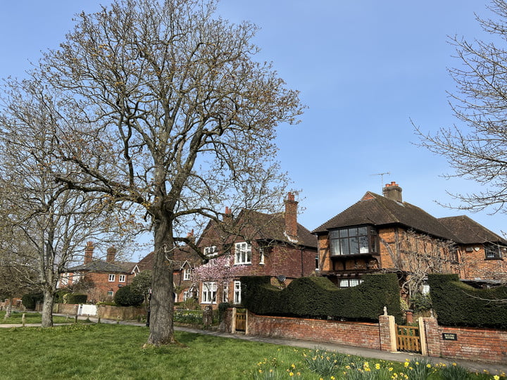iPhone 13 Pro photo of houses.