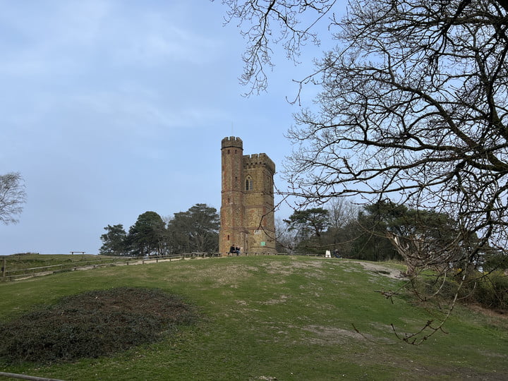 Apple iPhone 13 Pro photo of a tower.
