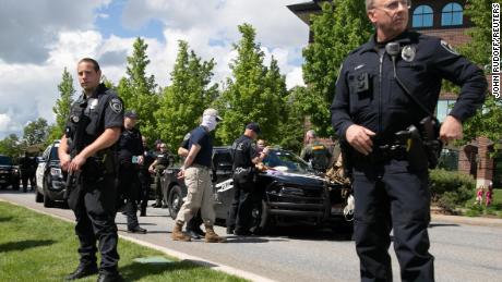 Police arrested 31 men near a Pride event in Coeur d'Alene, Idaho, on Saturday.