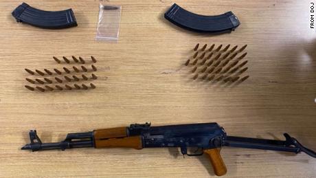 Law enforcement found a suitcase containing a loaded AK-47-style rifle, a second magazine and $1,100 in the backseat of Mehdiyev's vehicle, according to a criminal complaint.